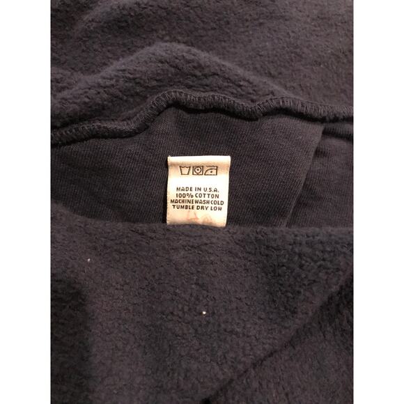 SPORTY & RICH Navy Wellness Cropped Ivy Hoodie Medium - Picture 9 of 9